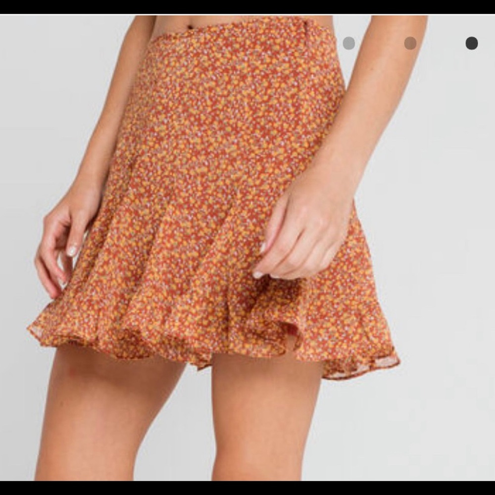 West of Melrose floral  skirt
